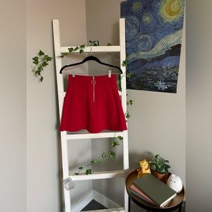 Forever 21 Zipper Skater Skirt